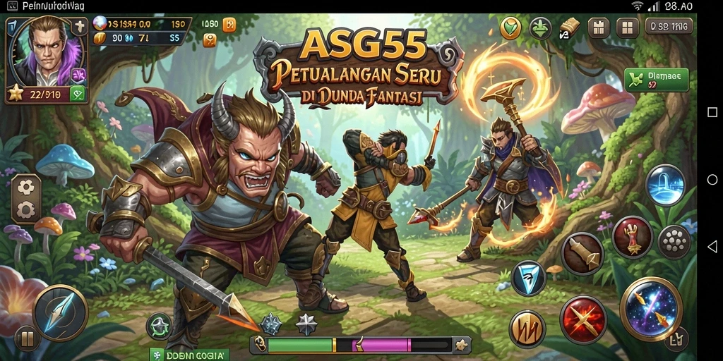 Tangkapan layar ASG55 menampilkan momen mendebarkan dalam gameplay petualangan.