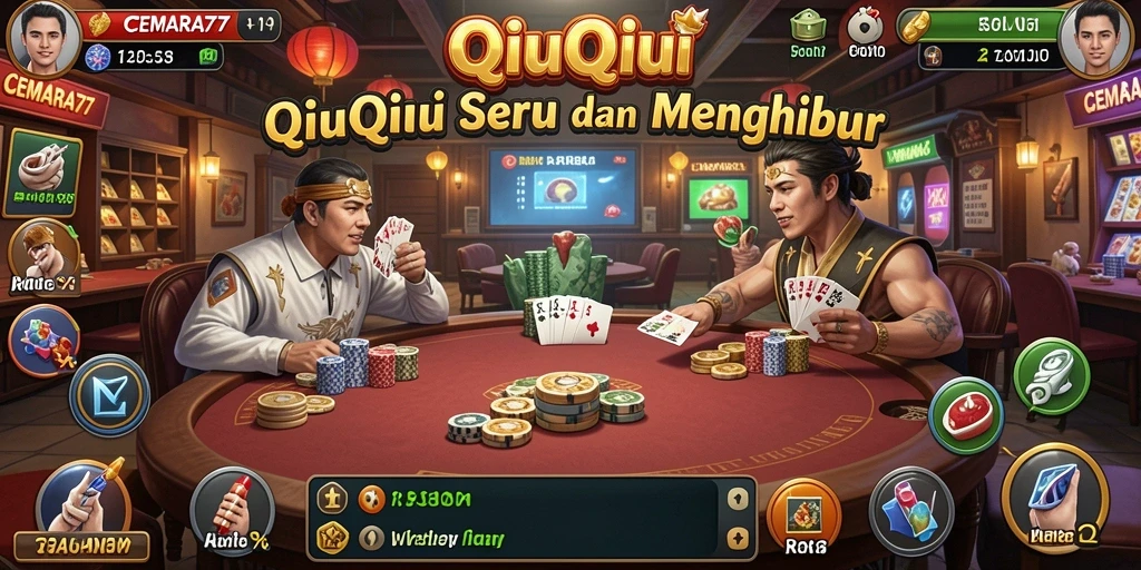 Tampilan gameplay seru dalam CEMARA77, menyenangkan untuk dimainkan.