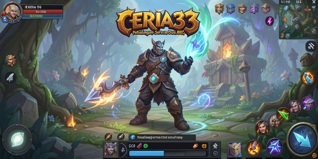 Gameplay seru di dunia fantasi CERIA33 yang menantang.