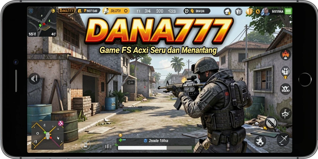 Tampilan gameplay DANA777 yang penuh aksi dan strategi.