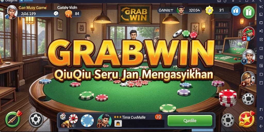 Screenshot gameplay QiuQiu menarik dari GRABWIN.