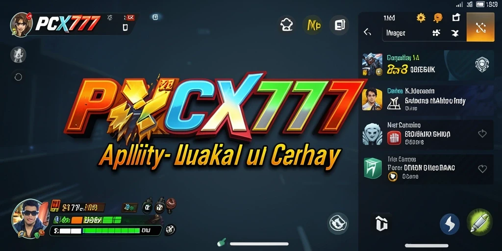 Tampilan antarmuka utama PCX777 yang mudah digunakan dan intuitif.