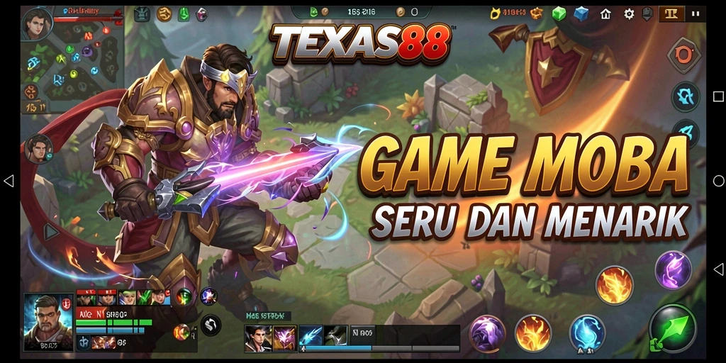 Tampilan gameplay seru dalam TEXAS88 yang penuh aksi.