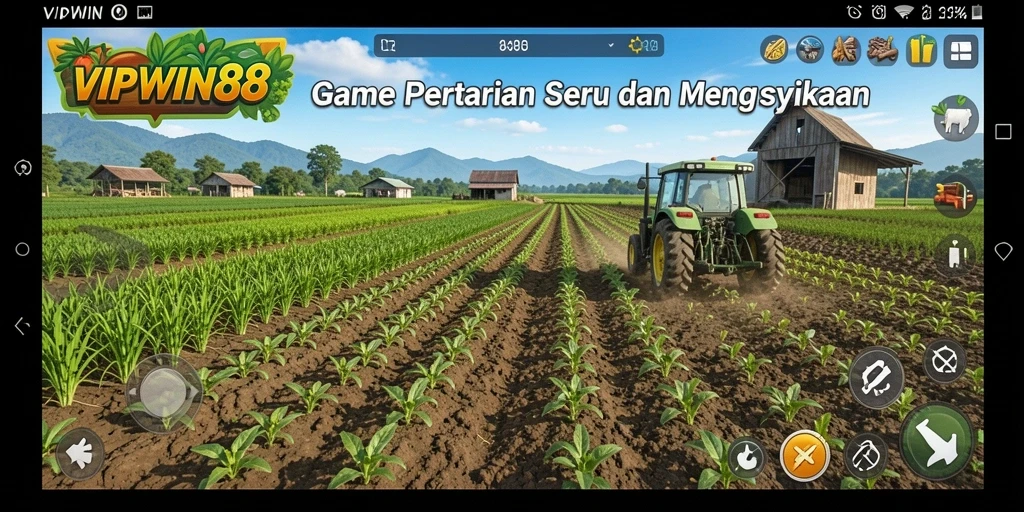 Tampilkan gameplay seru dengan pertanian yang hijau dan subur di VIPWIN88.
