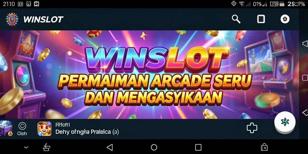 Tampilan gameplay seru di WINSLOT yang penuh warna.